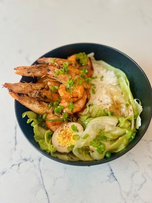 Pan-Seared Butter Garlic Shrimp Rice